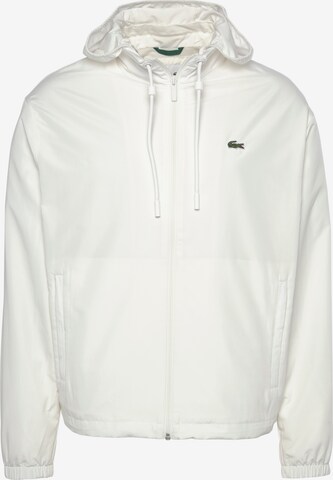 LACOSTE Performance Jacket in White: front