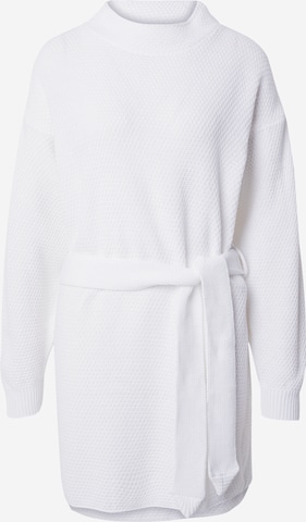 GLAMOROUS Strikkjole i hvid: forside