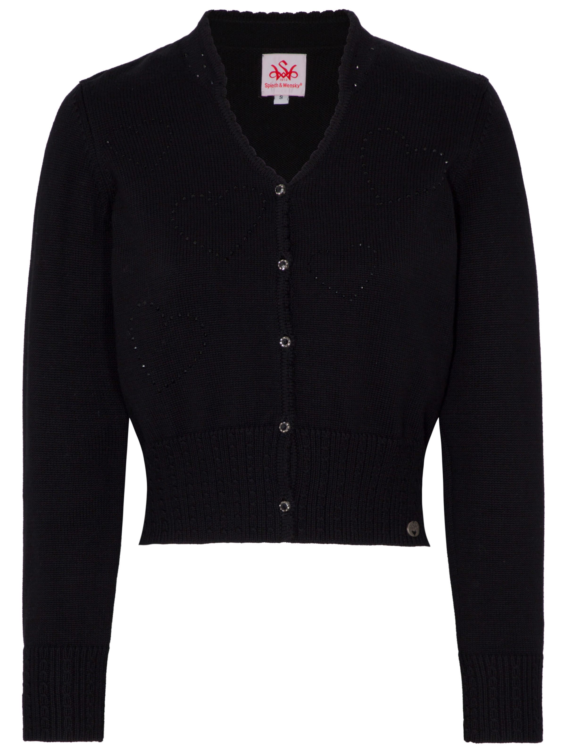 Cardigan 'Gosina' SPIETH & WENSKY en noir : devant