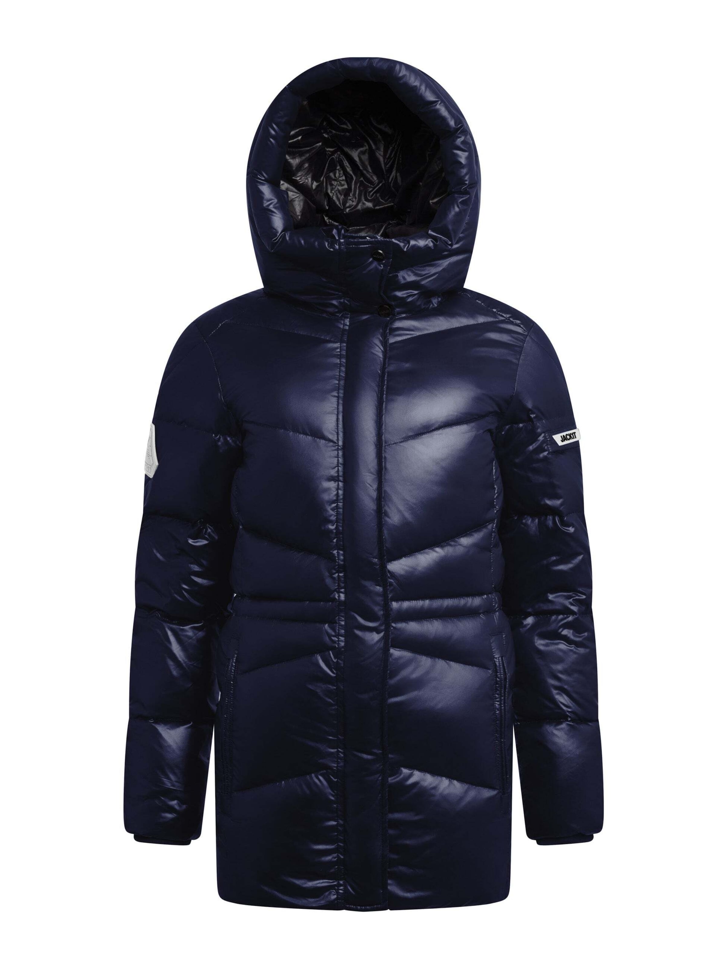 Veste outdoor ' EZ Frontier Prime Puffer Lux ' JACK1T en bleu : devant