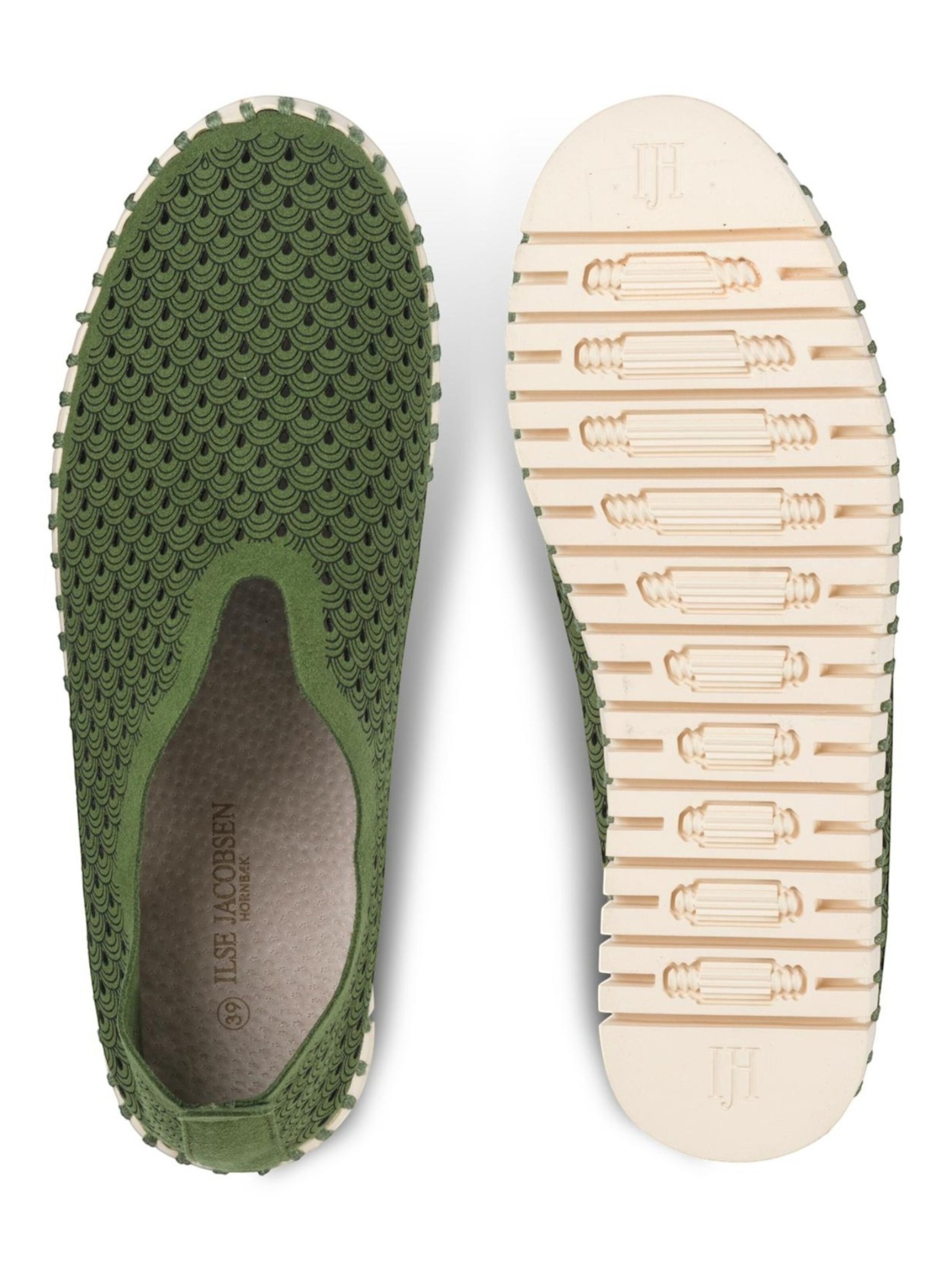 ILSE JACOBSEN Slipper 'TULIP3275' i grøn