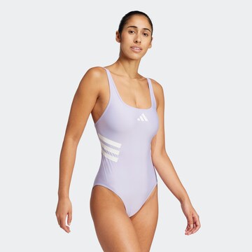 ADIDAS PERFORMANCE Bralette Sports swimsuit in Purple