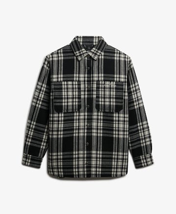 Superdry Tussenjas in Zwart