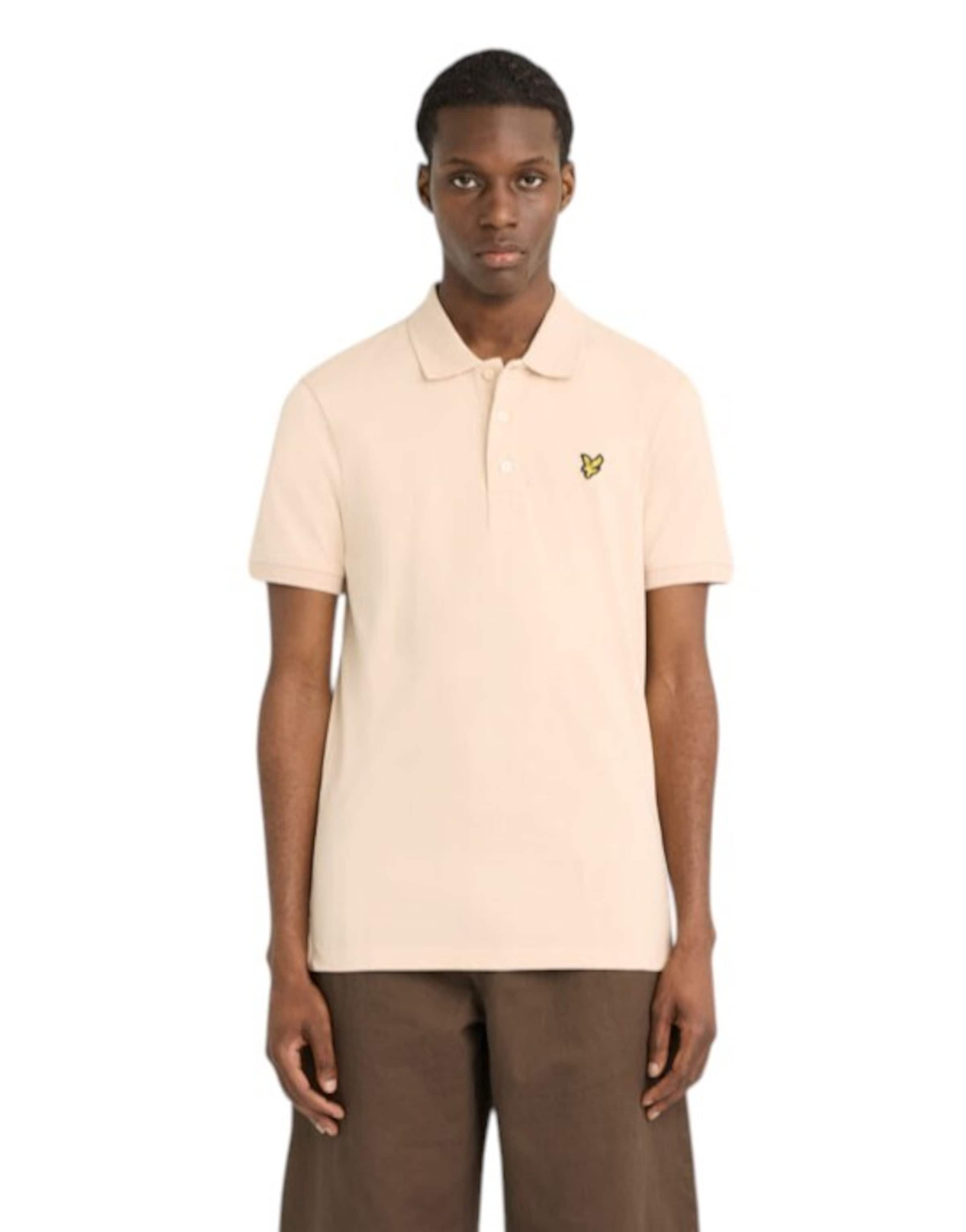 T-Shirt Lyle & Scott en beige : devant