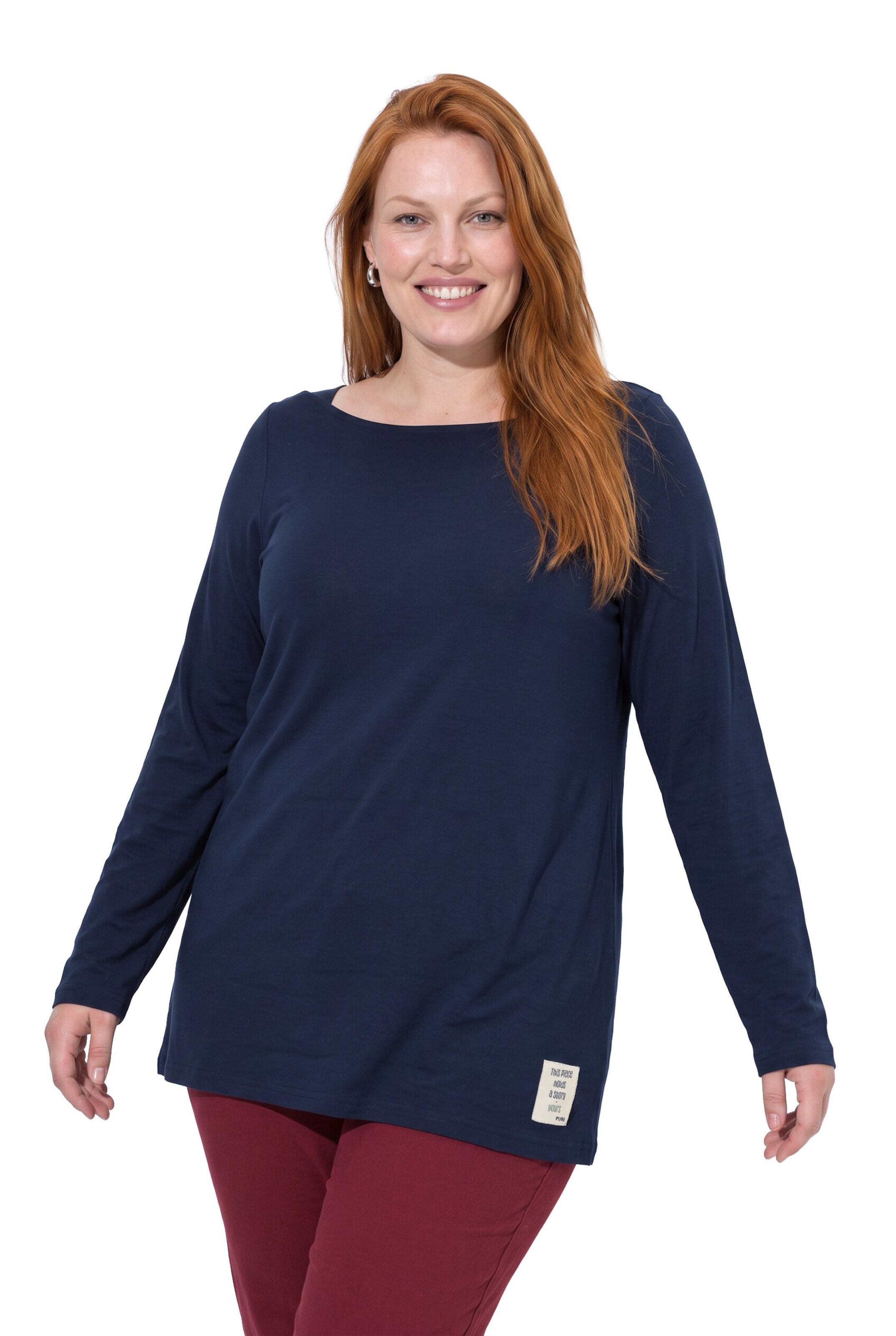Ulla Popken Shirt in Blue: front