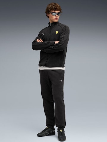PUMA Regular Sportbroek 'Puma Ferrari T7 Pants' in Zwart: voorkant