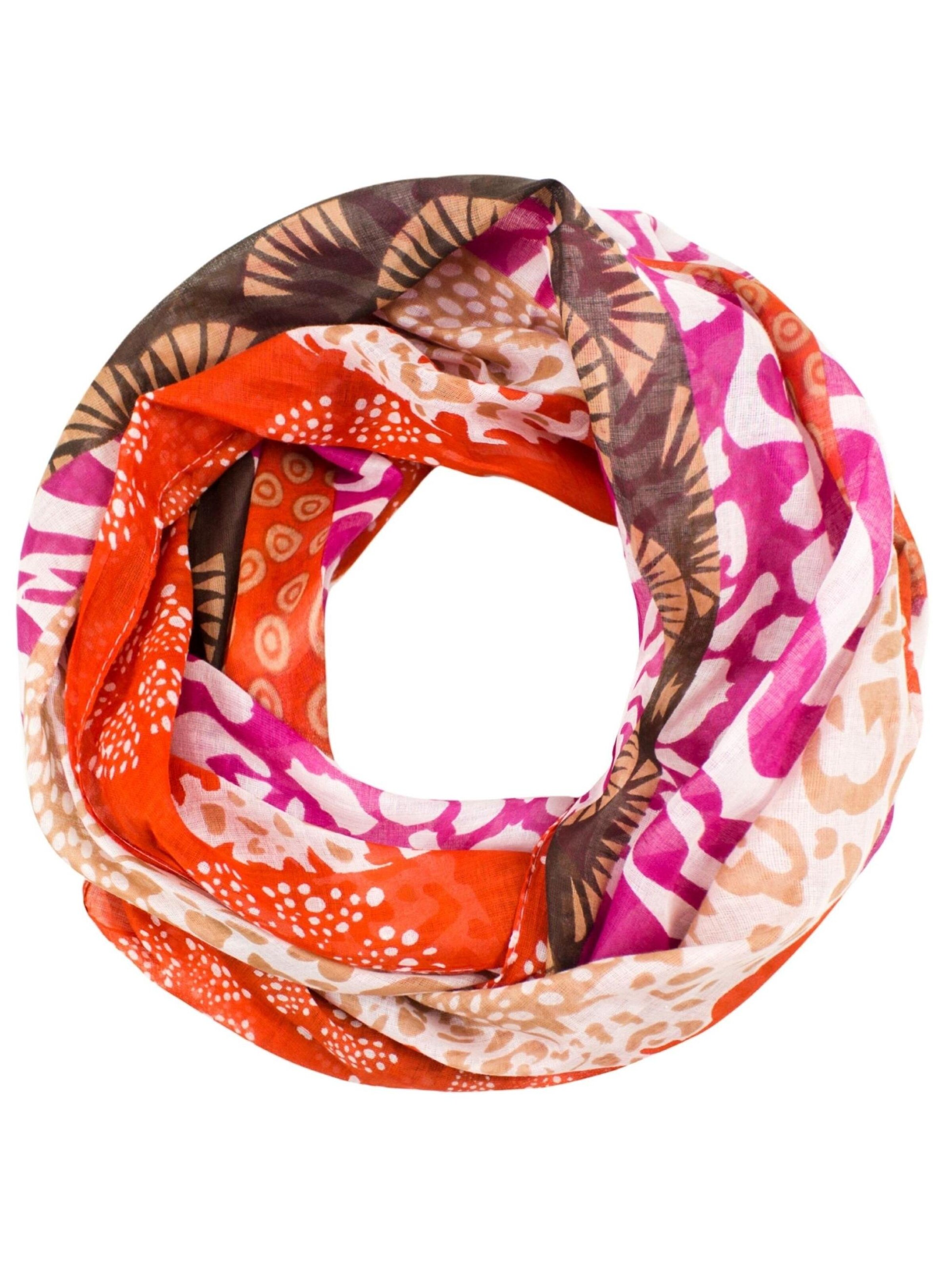 Sunsa Schlauchschal 'Sunsa' in Rot: Vorderseite