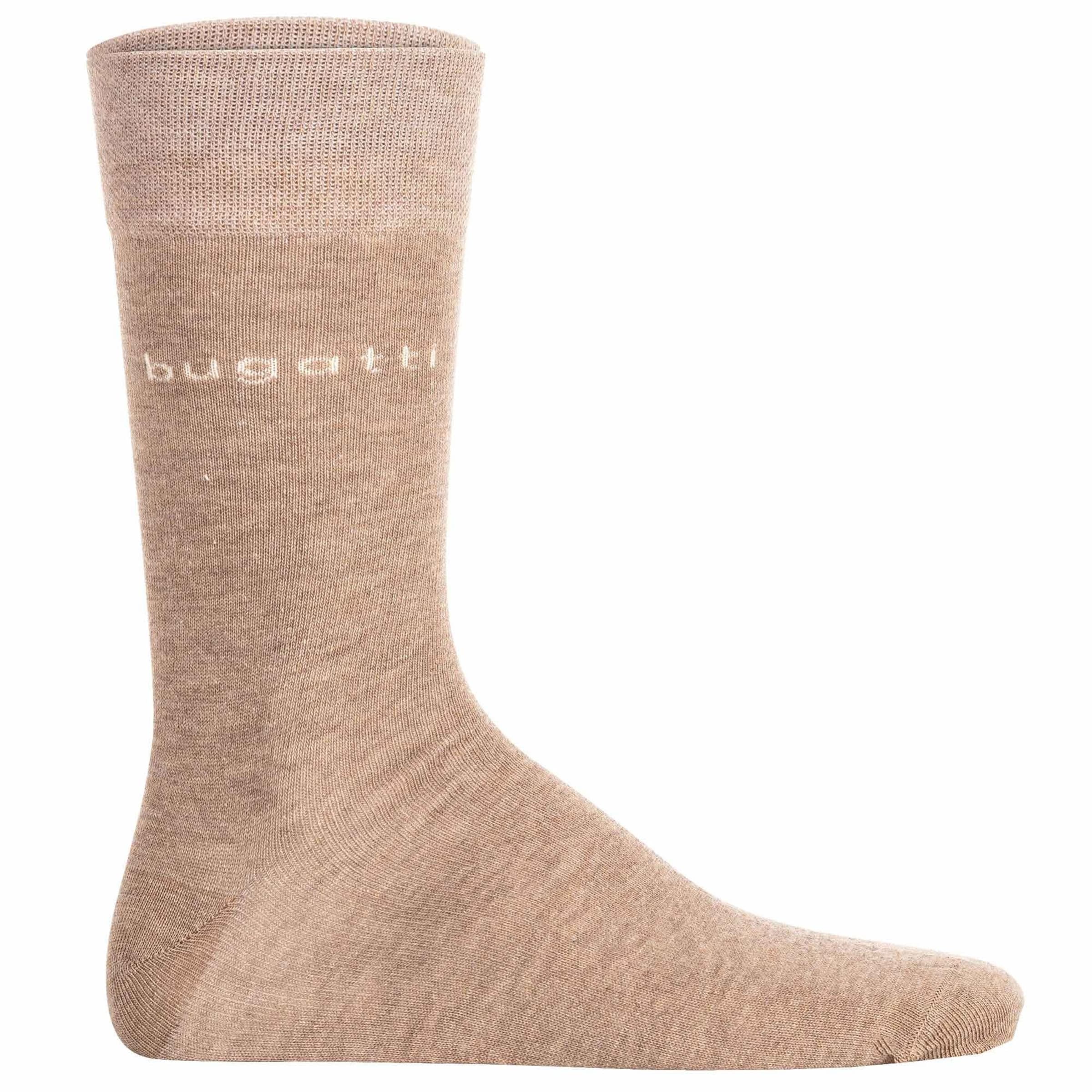 Calzino di bugatti in beige: frontale