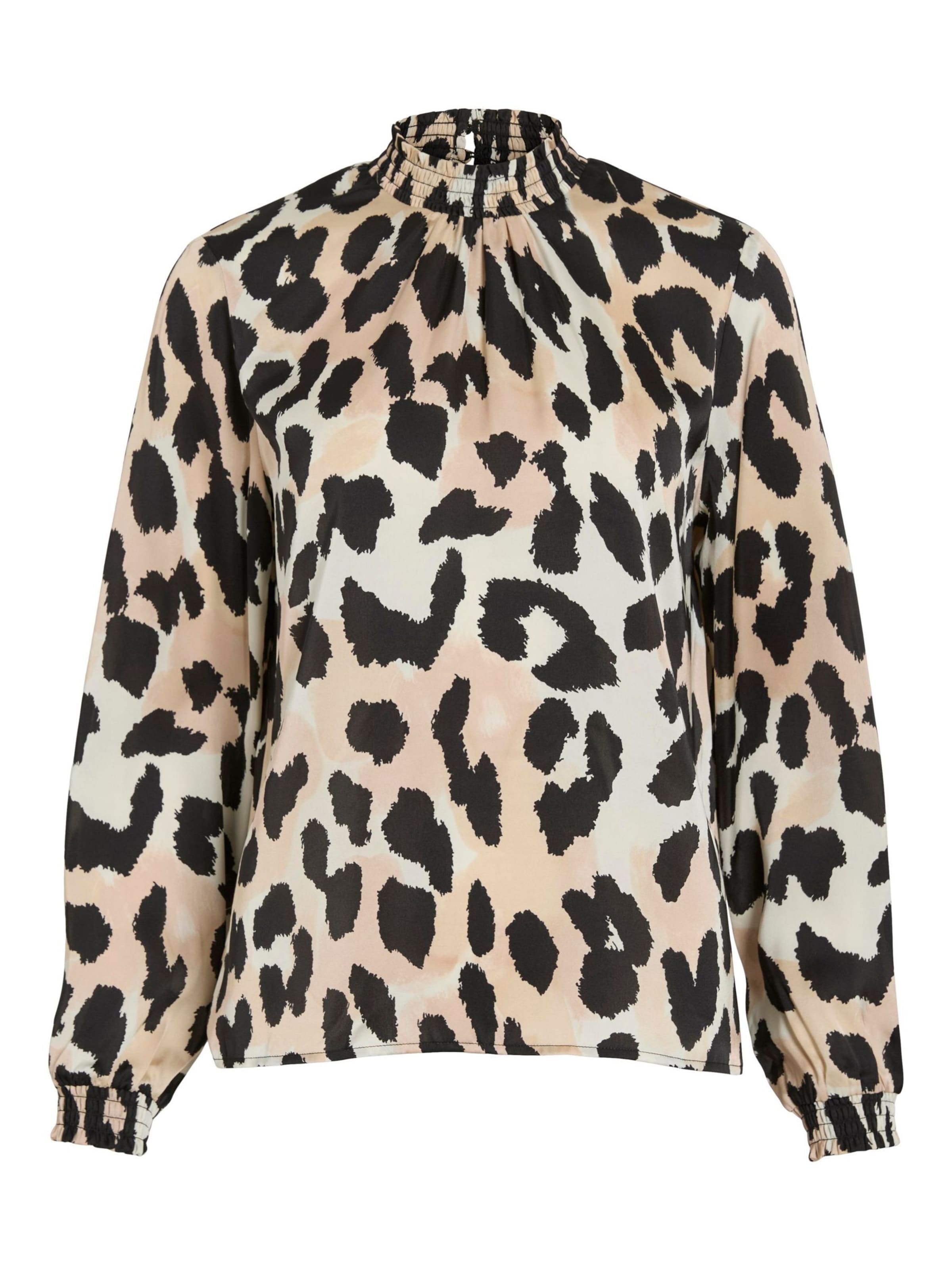 VILA Blouse 'VISofie' in Zwart: voorkant