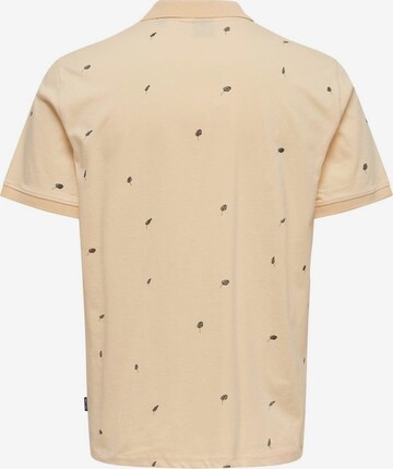 T-Shirt 'DAVE' Only & Sons en beige