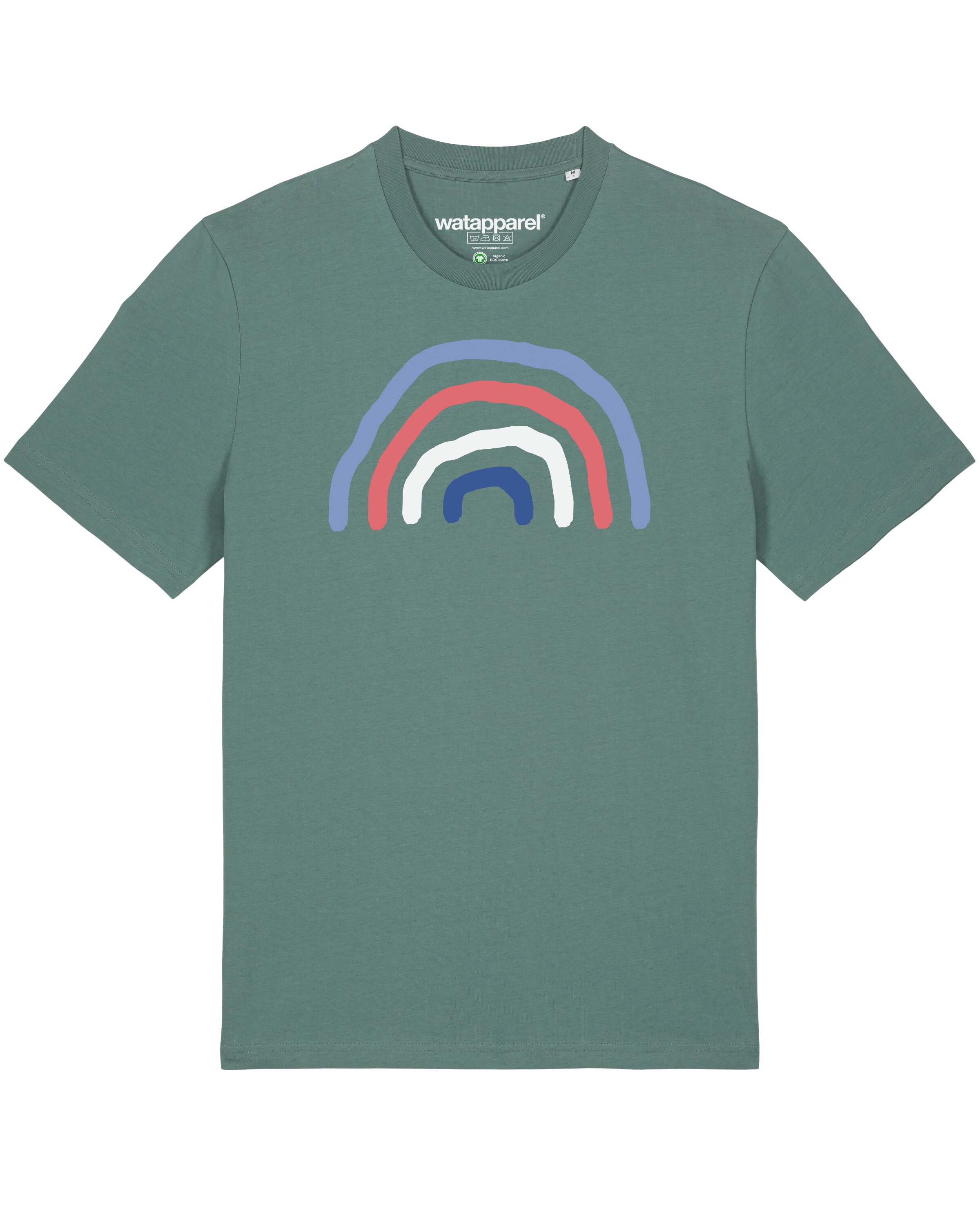 T-Shirt 'Regenbogen' Watapparel en vert : devant