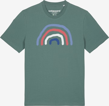 T-Shirt 'Regenbogen' Watapparel en vert : devant