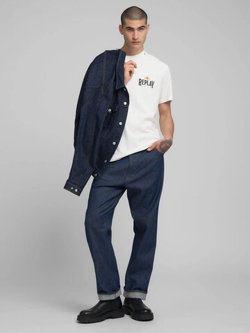 REPLAY Shirt‌‌‌‌‌‌‌ in Weiß