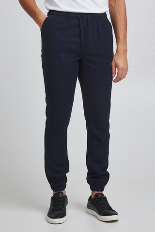 11 Project Slimfit Broek in Blauw: voorkant