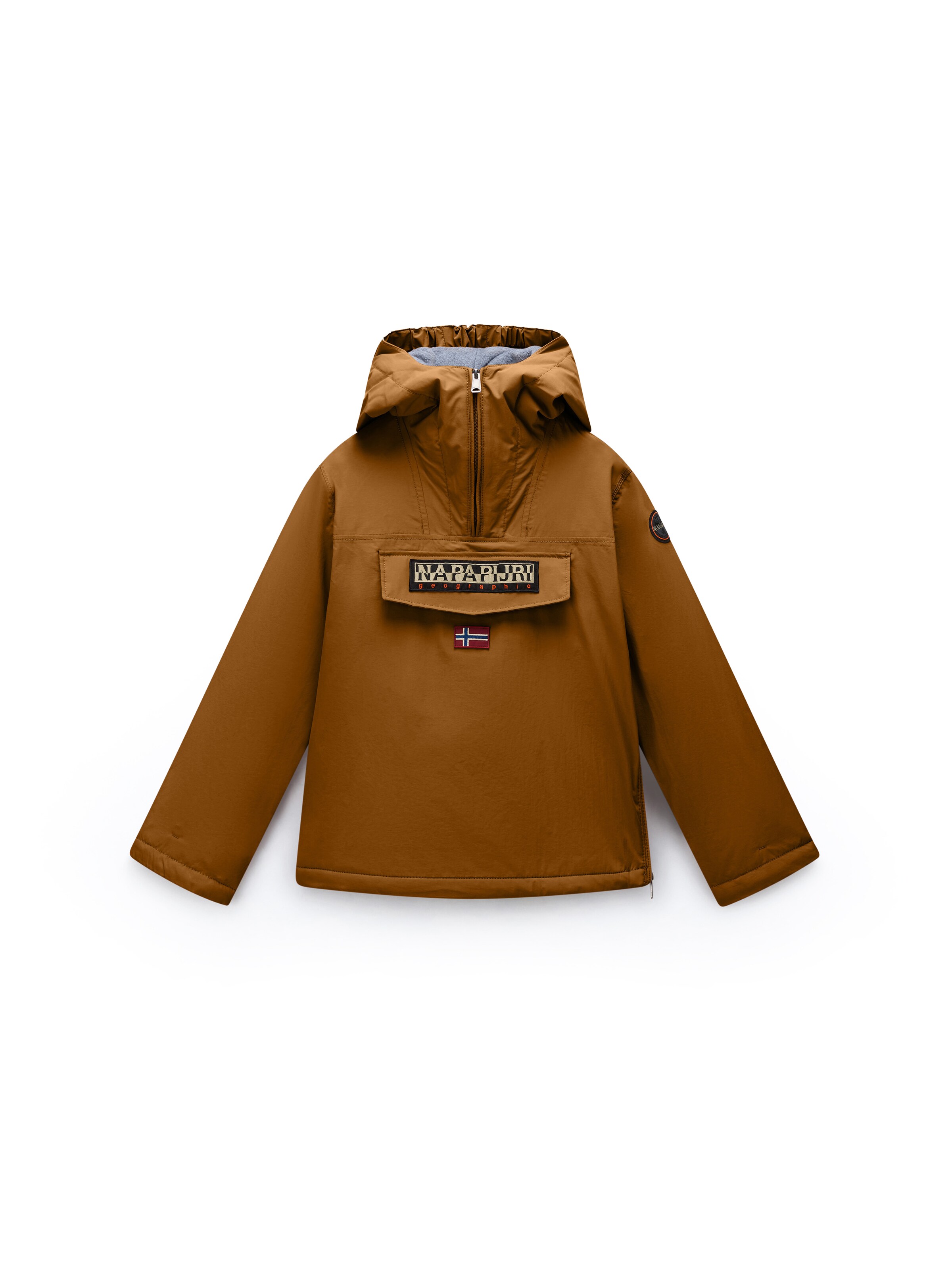 Veste fonctionnelle 'Rainforest' NAPAPIJRI en marron : devant