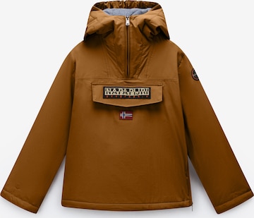 Veste fonctionnelle 'Rainforest' NAPAPIJRI en marron : devant