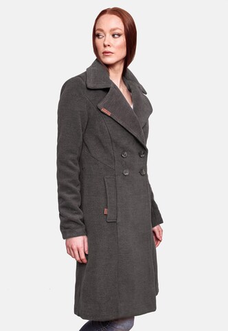 NAVAHOO Between-seasons coat 'Wooly' in Grey