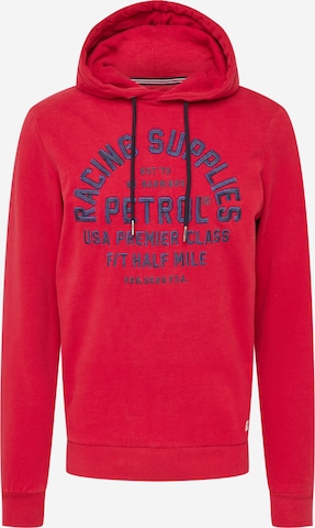 Petrol Industries Sweatshirt in Red: front