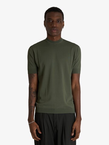 LOW BRAND Shirt in Groen: voorkant