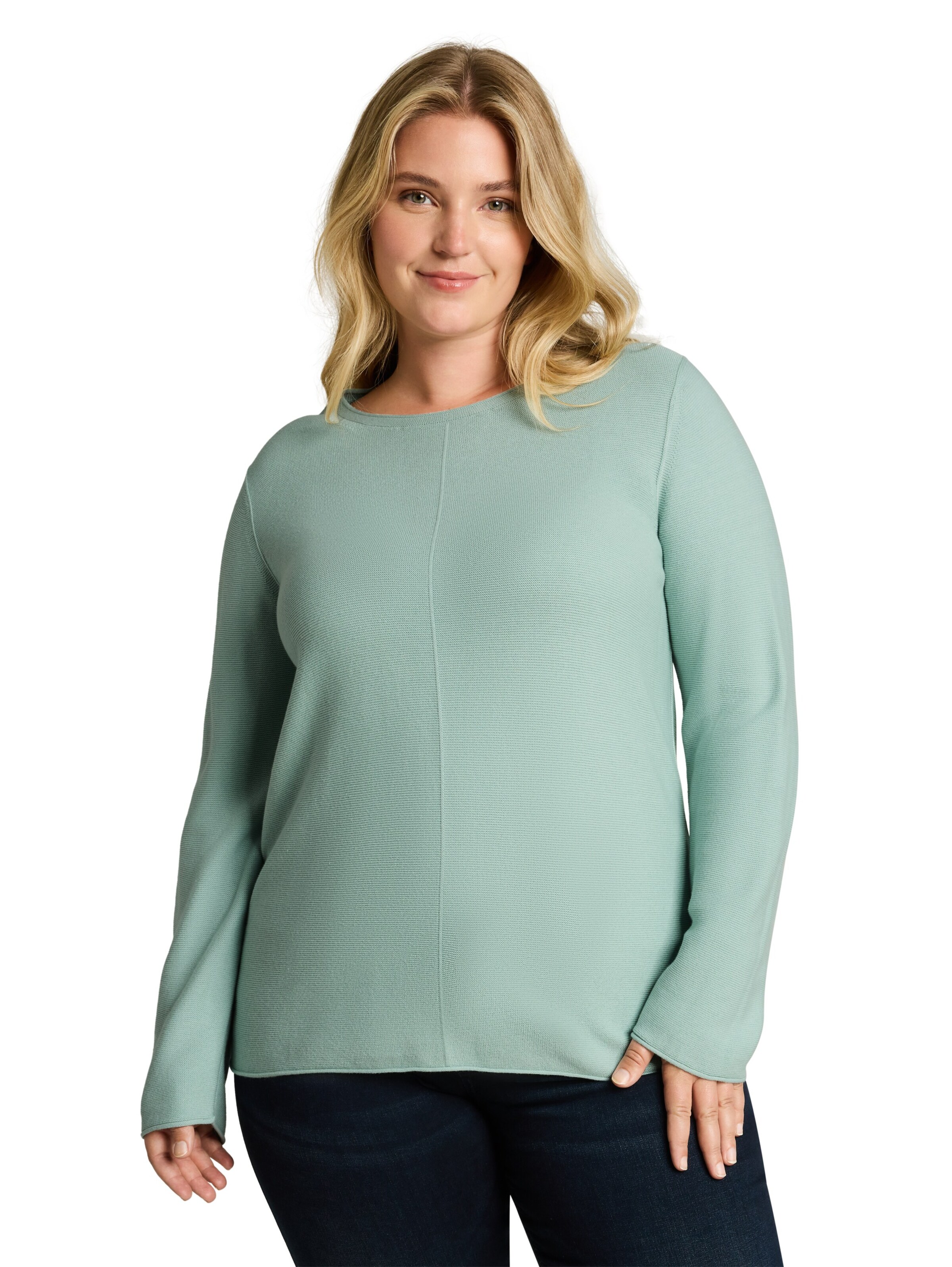 Pull-over Tom Tailor Women + en vert : devant