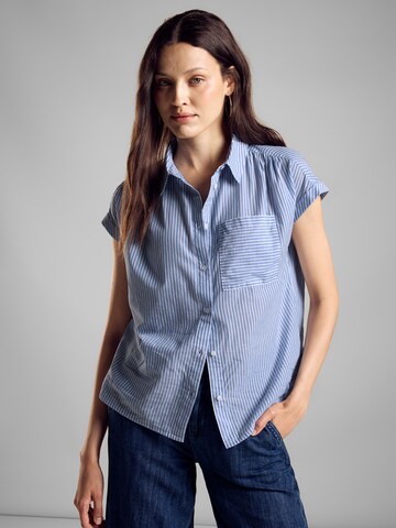 STREET ONE Bluse in Blau