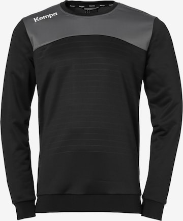 KEMPA Sports sweatshirt 'Emotion' in Black: front