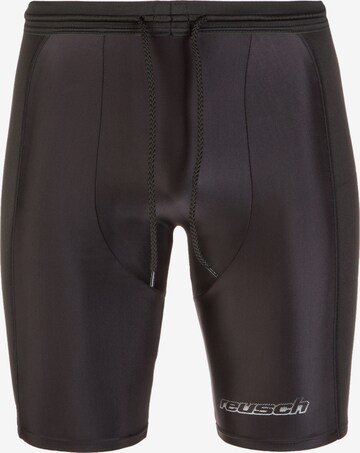 REUSCH Skinny Workout Pants 'Hybrid CS' in Black: front