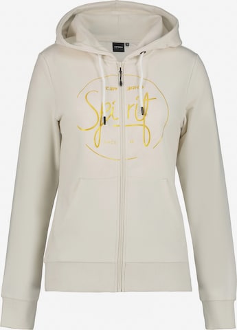 ICEPEAK Sweatjacke 'ULLIN' in Beige: Vorderseite