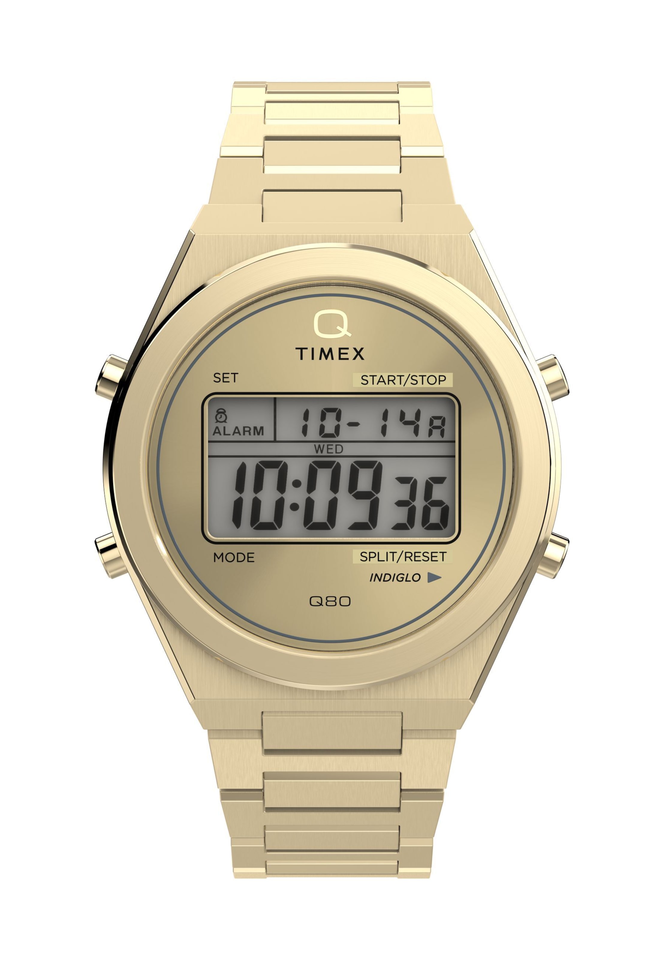 Montre digitale 'Q80 Continental' TIMEX en or : devant