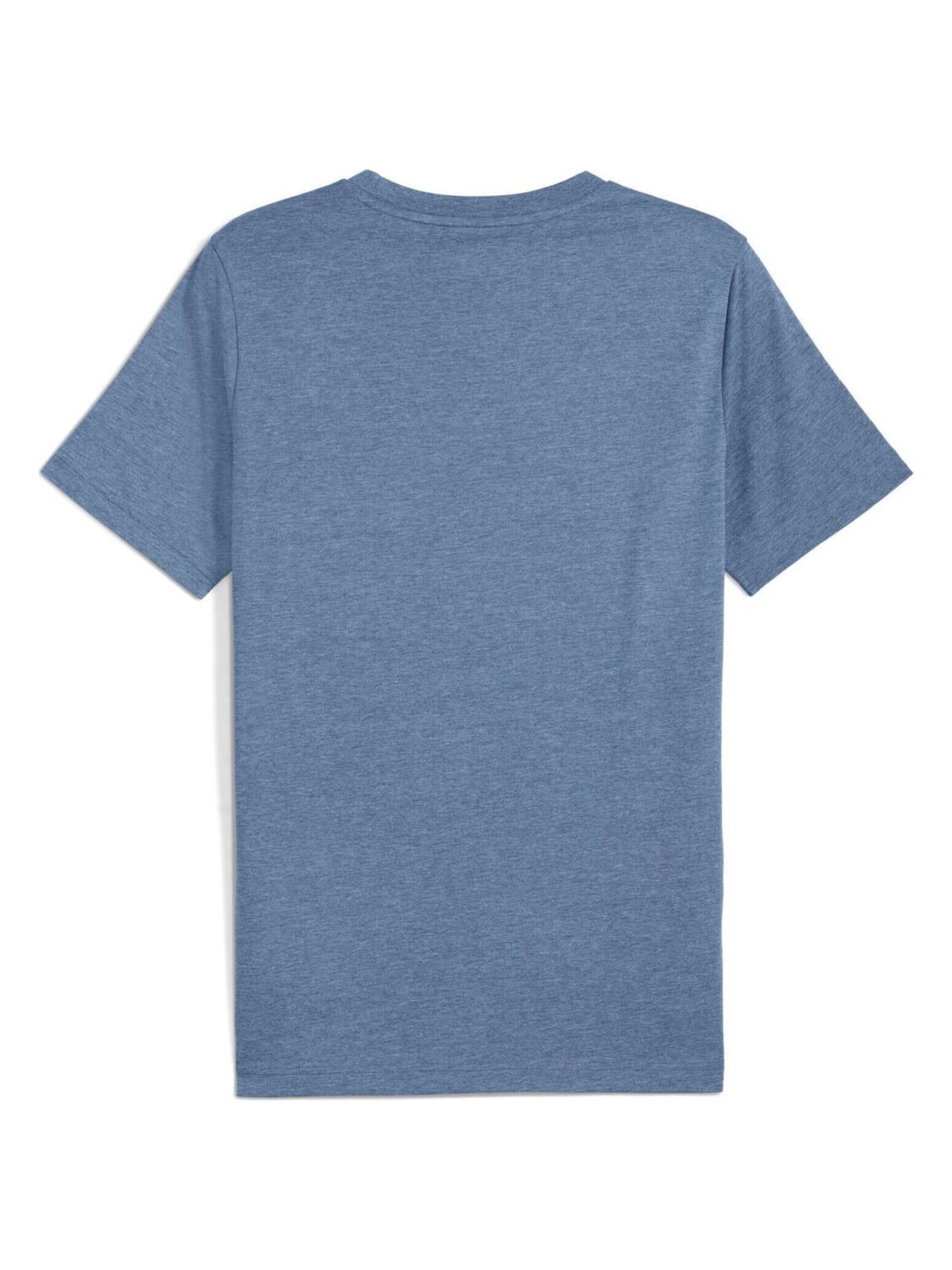 PUMA - Camiseta 'Puma Ess No. 1 Logo Heather Tee S' en azul