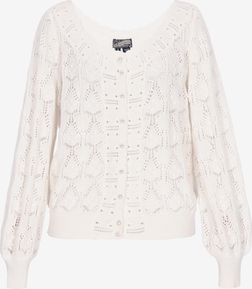DreiMaster Vintage - Cárdigan en blanco: frente