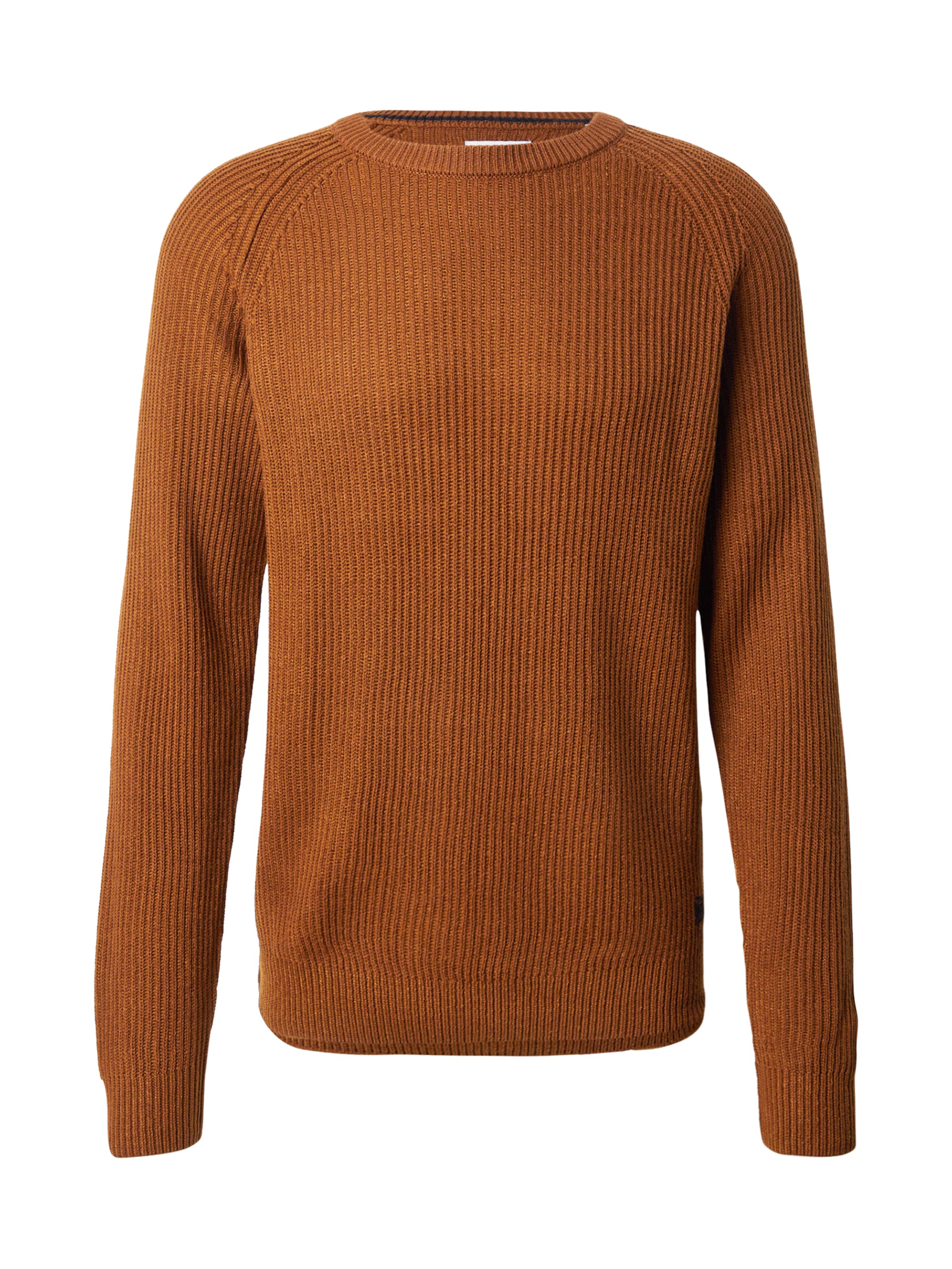 JACK & JONES Pull-over en cognac, Vue avec produit