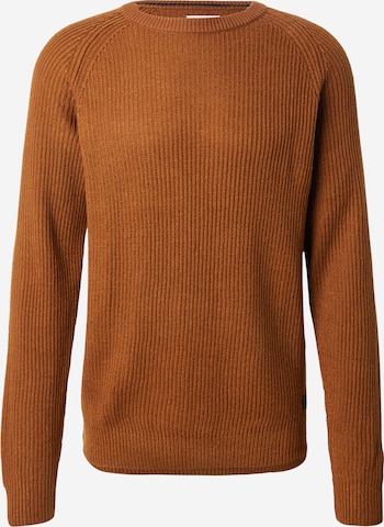 Pulover de la JACK & JONES pe maro: față