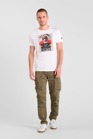 T-Shirt 'Renaud' Le Temps Des Cerises en blanc : devant