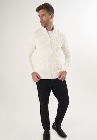 Felix Hardy Gebreid vest in Wit