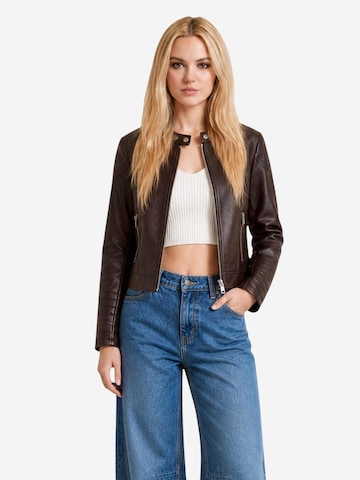 GUESS - Chaqueta de invierno 'MARLENE CARIBOU PU M W6YL25 W2914' en marrón: frente