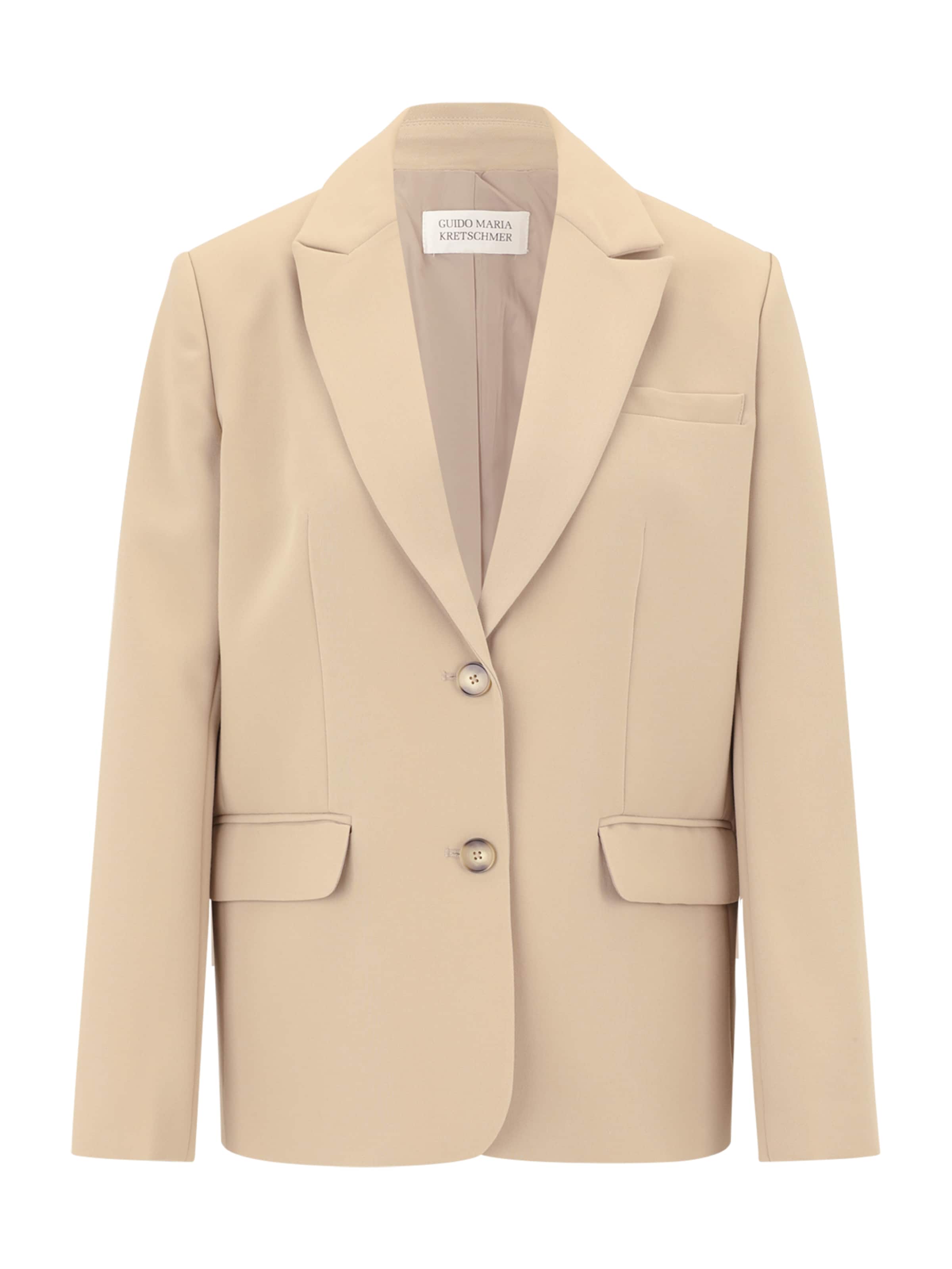 Sacou 'Jeromina' de la Guido Maria Kretschmer Women pe bej: față