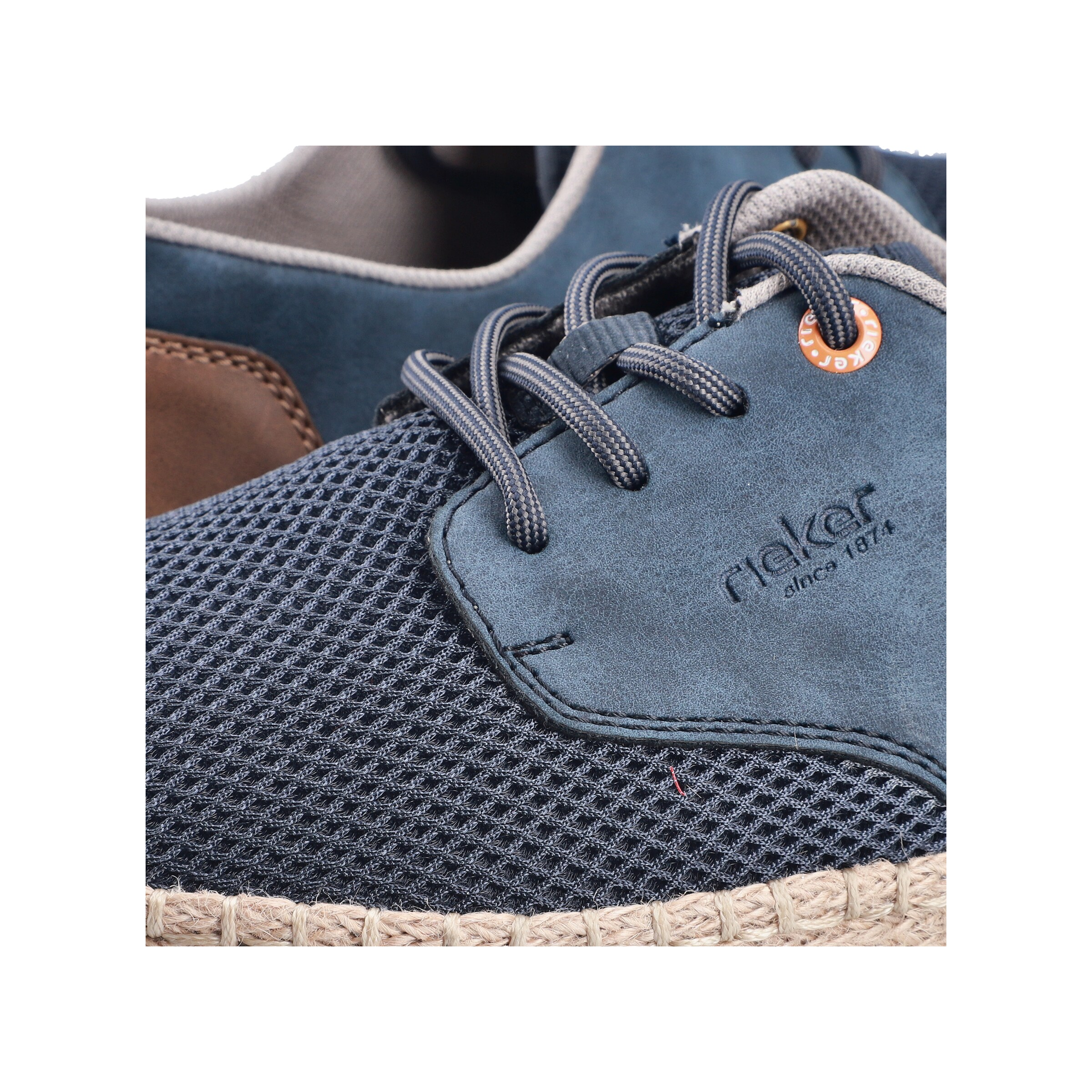 Chaussure à lacets Rieker en bleu