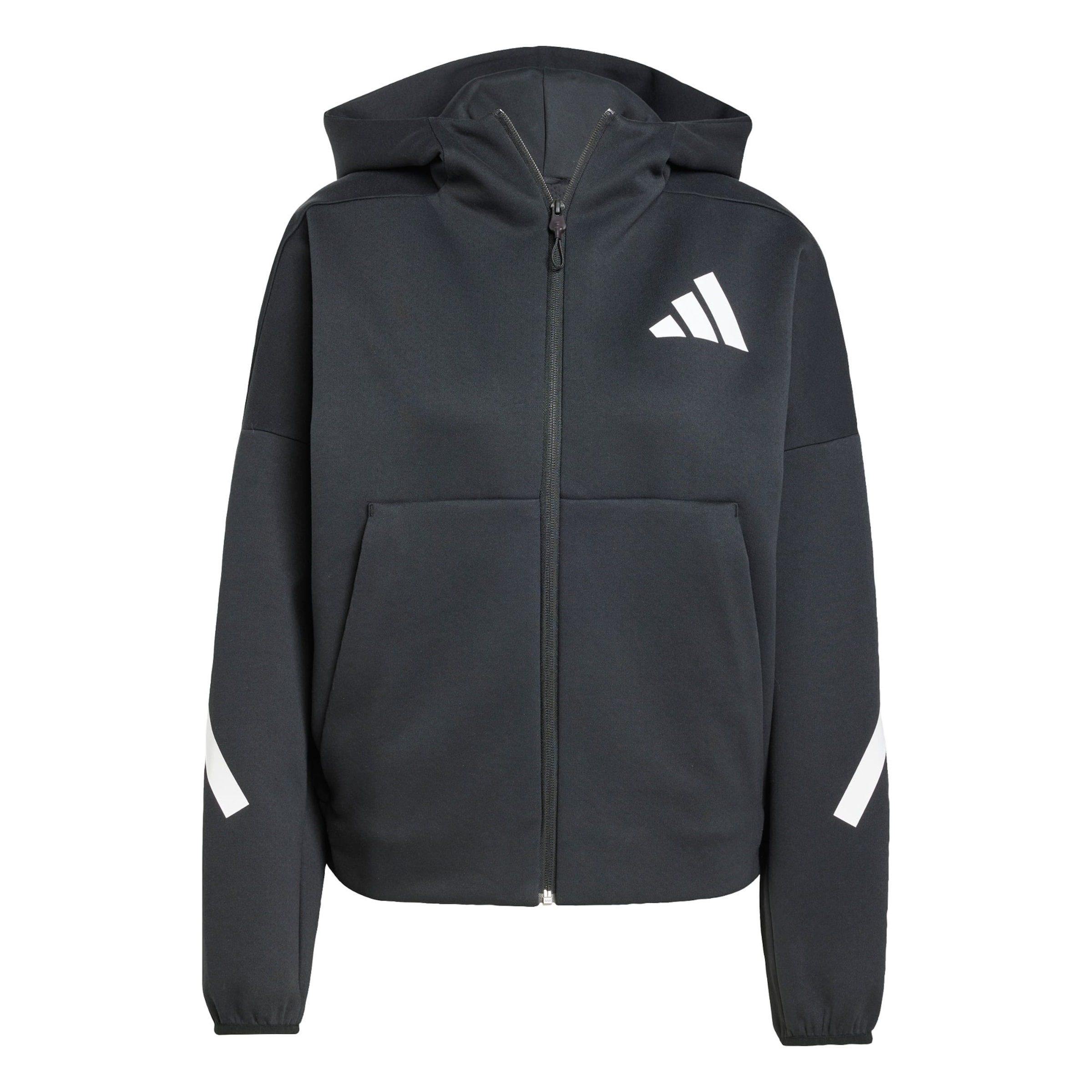 ADIDAS SPORTSWEARSportski gornji dio trenirke 'Z.N.E.' - crna boja: prednji dio