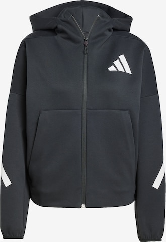 juoda ADIDAS SPORTSWEAR Sportinis džemperis 'Z.N.E.': priekis