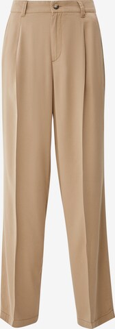 s.Oliver Trousers with creases in Beige: front