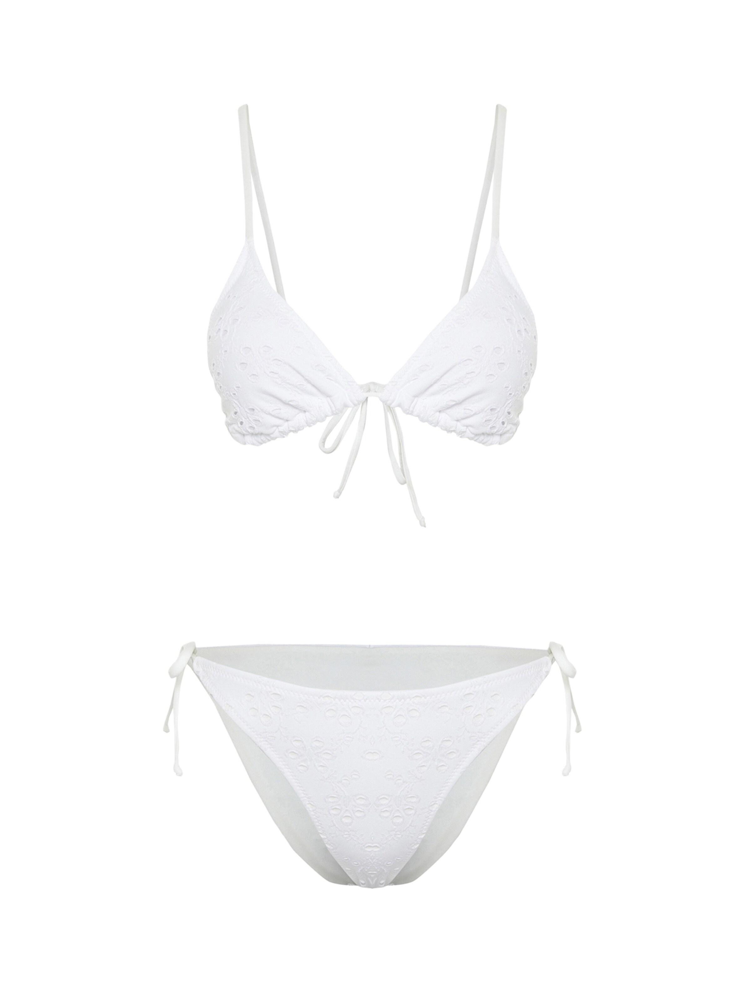 Trendyol Bikini in White: front