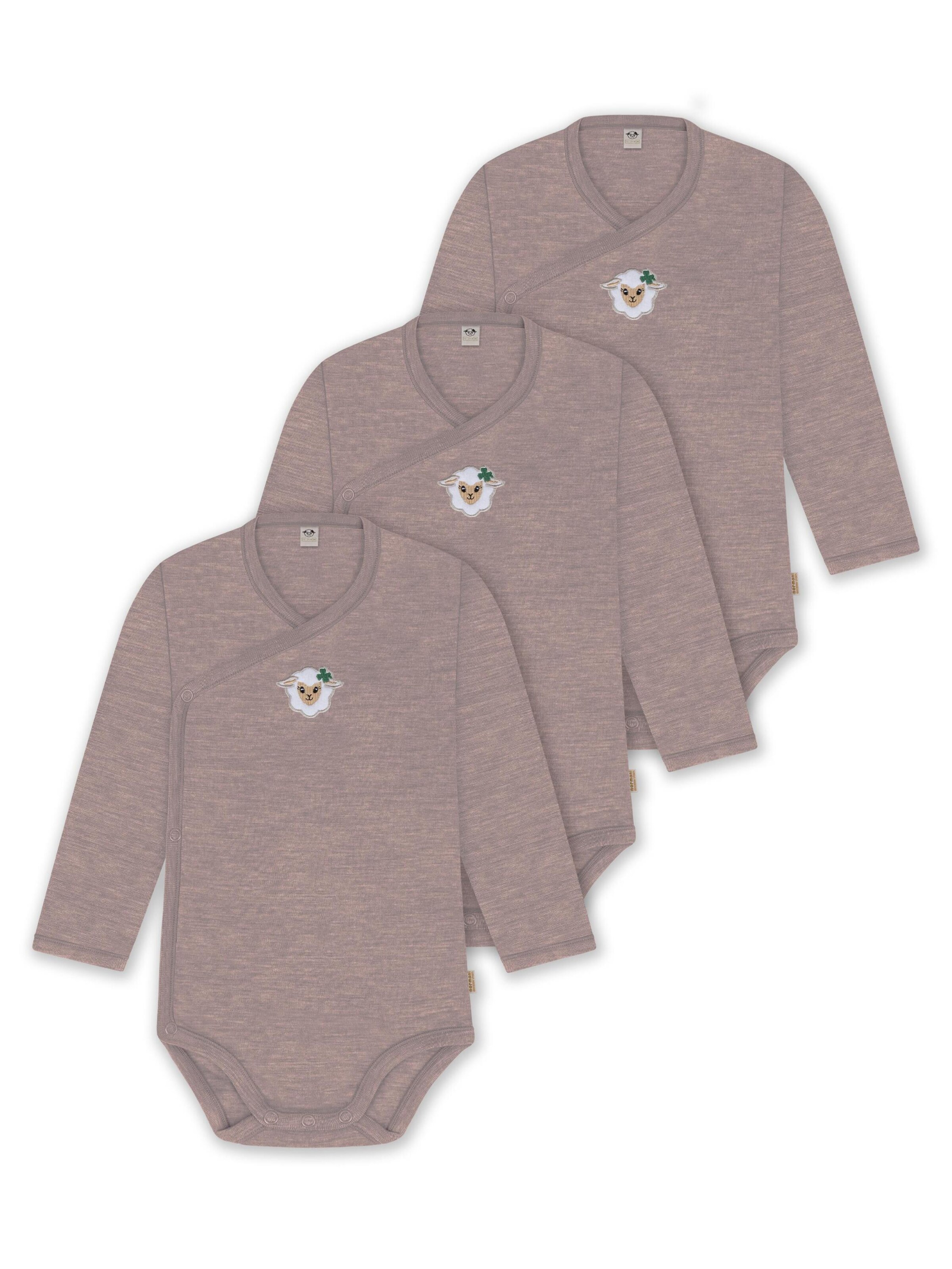 Barboteuse / body normani en rose : devant