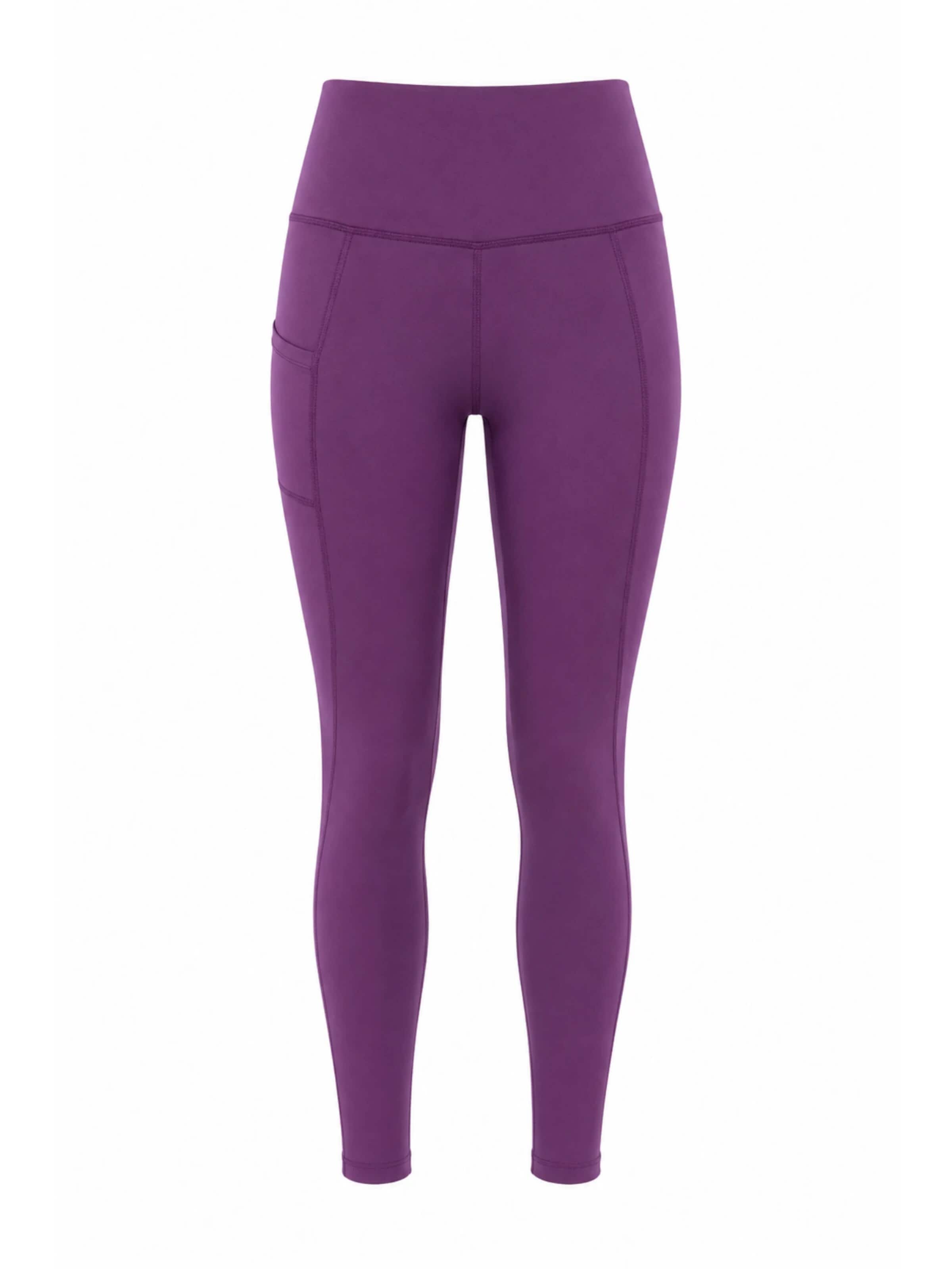 True North Skinny Leggings 'Sportleggings mit Tasche' in Purple: front