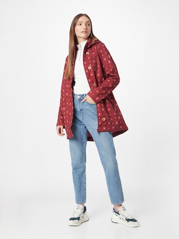 Veste fonctionnelle 'Wild Weather' Blutsgeschwister en rouge