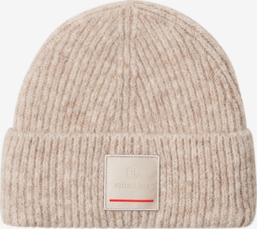 Bogner Fire + Ice Mütze 'Tuana' in Beige: Vorderseite
