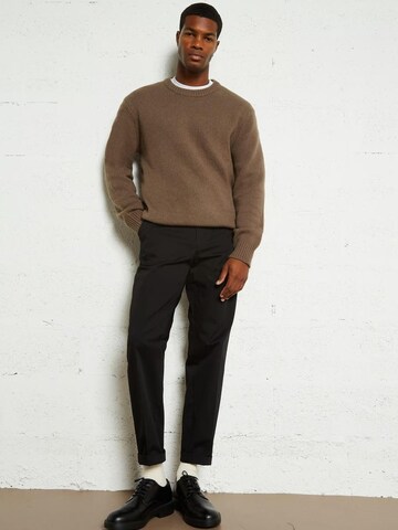 Pull-over SELECTED en marron