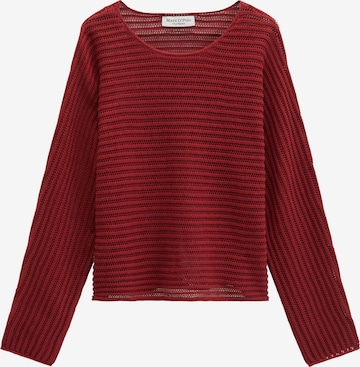 Pull-over Marc O'Polo en rouge : devant