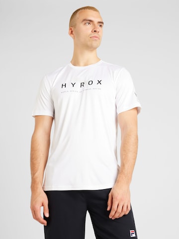 PUMA Performance Shirt 'Hyrox' in White: front