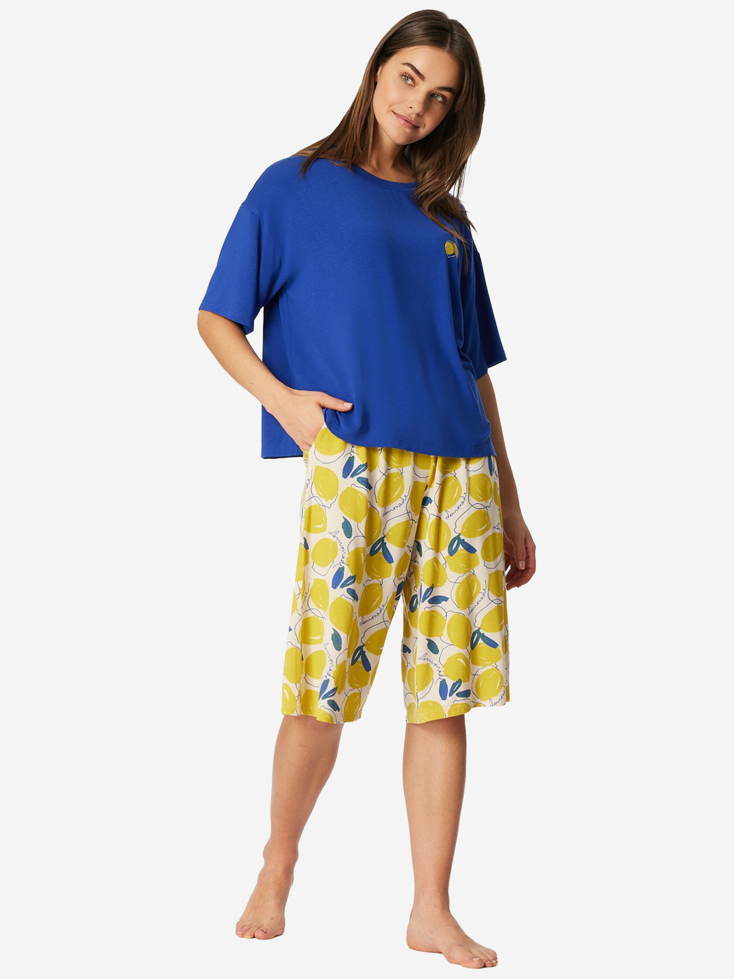 Pyjama ' Casual Fashion ' SCHIESSER en bleu : devant